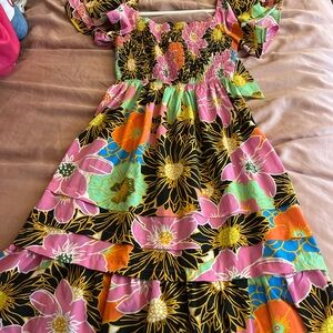 Pinch Multicolor Floral Dress